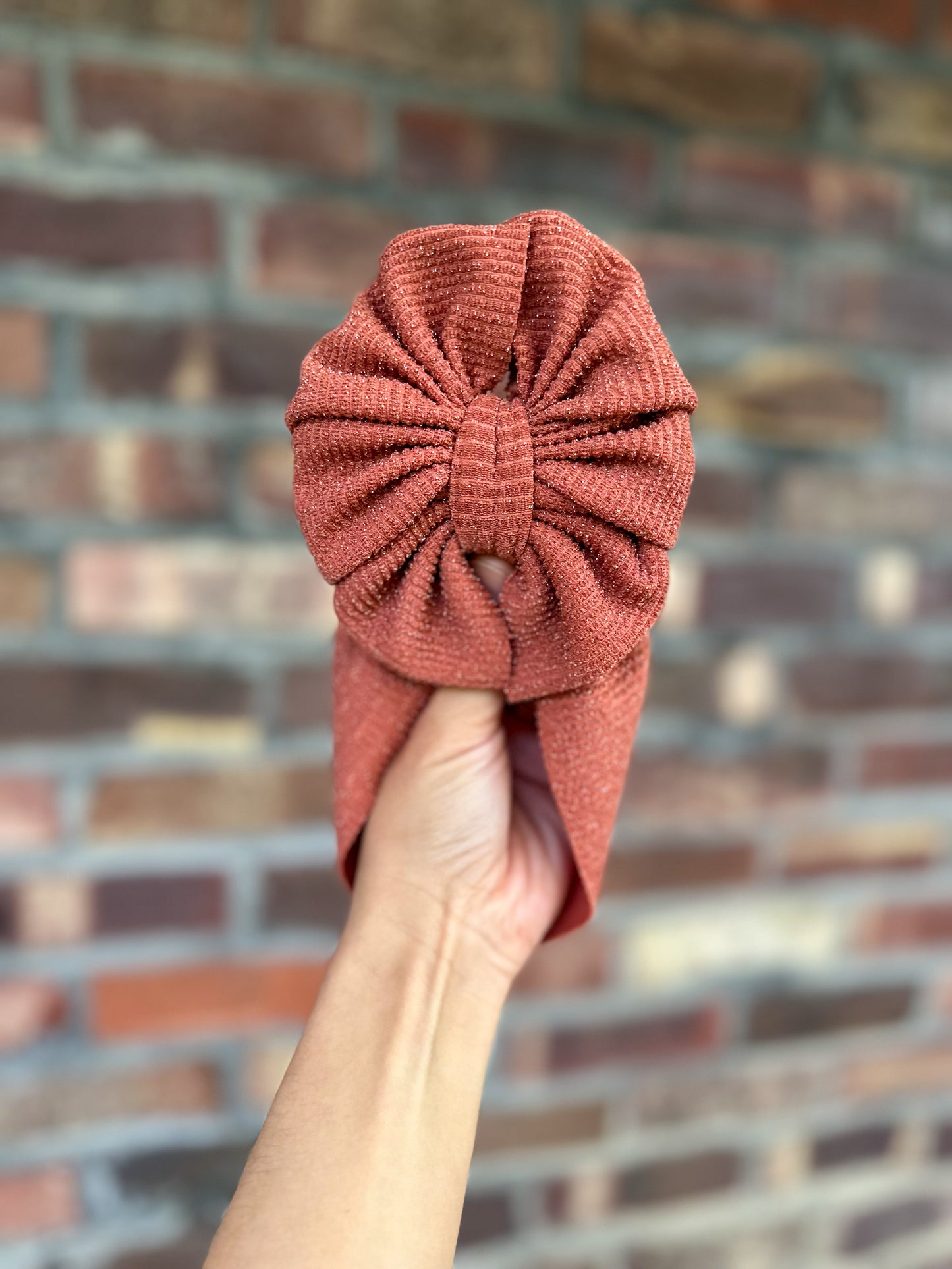 Cinnamon Urban Rib Lurex