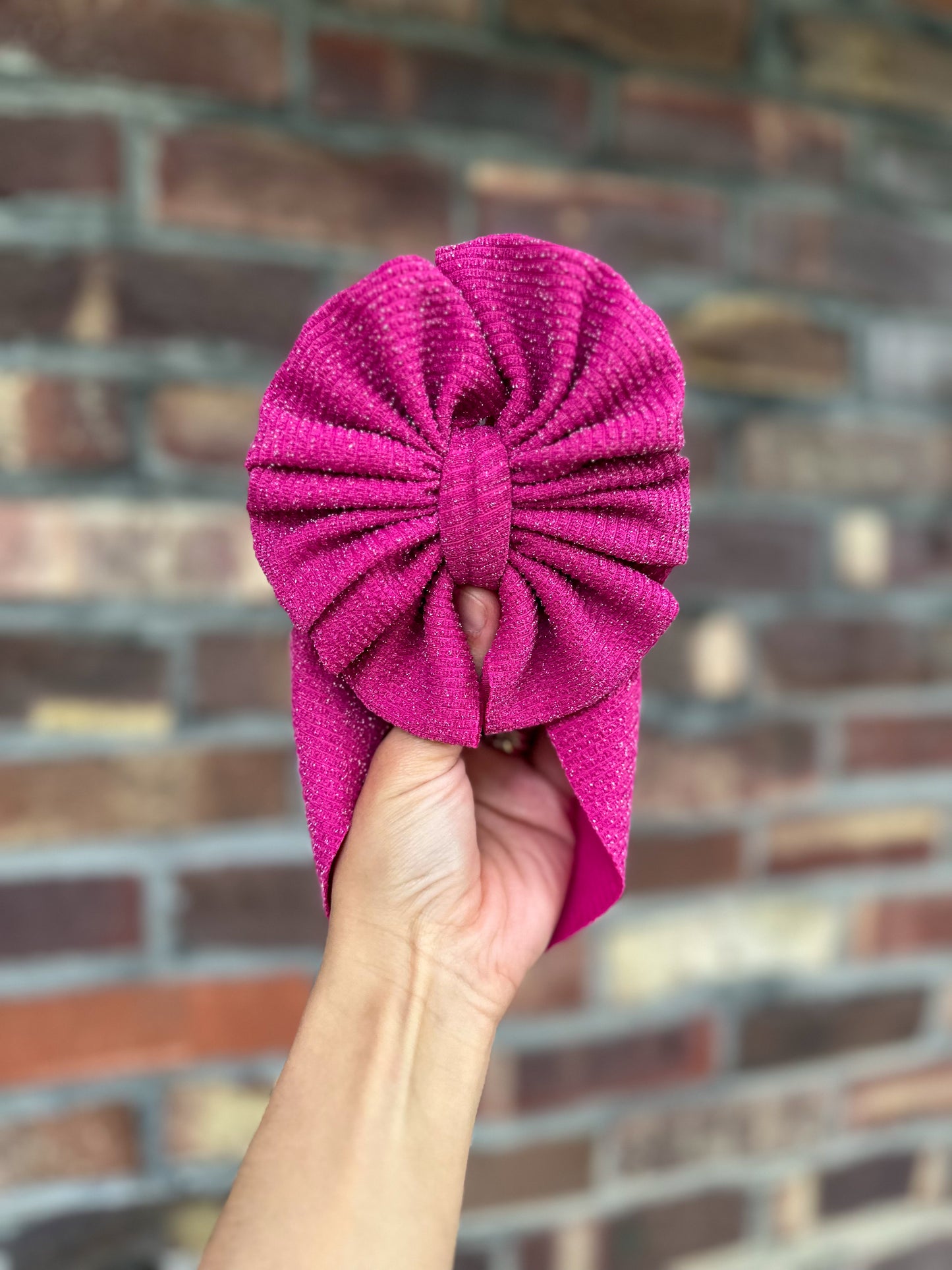 Fuchsia Urban Rib Lurex