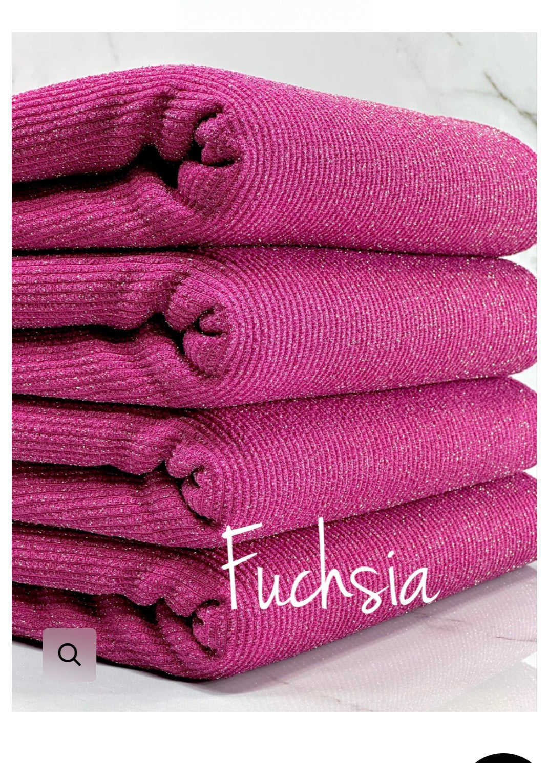 Fuchsia Urban Rib Lurex